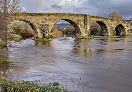 Stirling Bridge Scotland view 